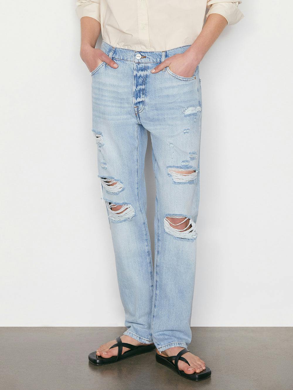 jeans front view